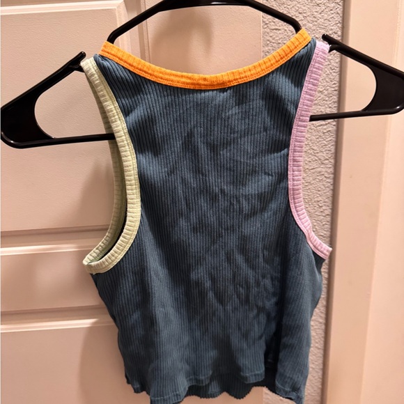 Colorful Ribbed Tank Top - Picture 3 of 3